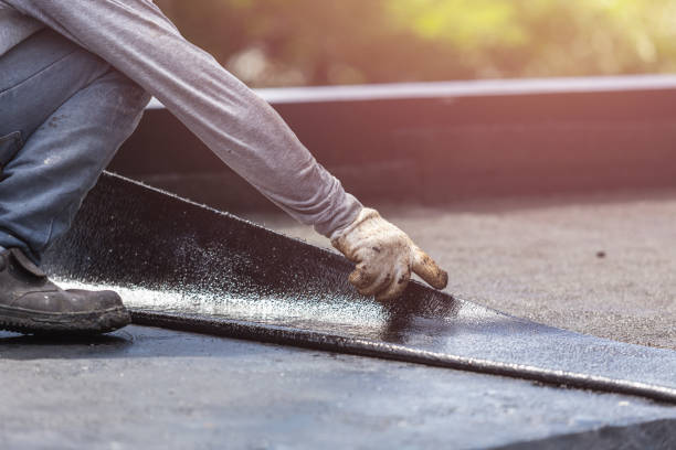 Professional Waterproofing technician working in Markham, VA